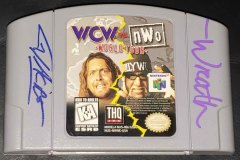 Glacier and Wrath signed N64 Cartridge (Game Hidden Characters)