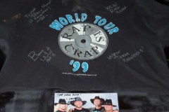 West Texas Rednecks Signed Photo (Windham Brothers) and Barry Windham Ring Worn Shirt